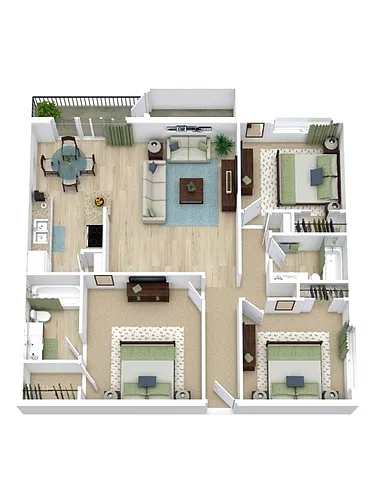 Floor plan C1AR