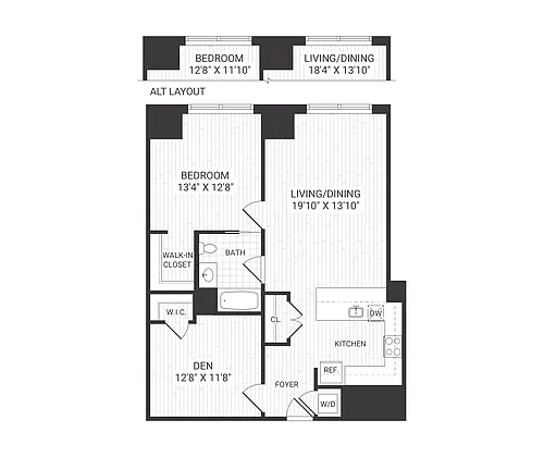 Floor plan A13 den