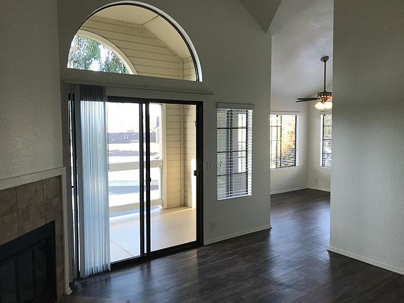 Living Room with High Vaulted Ceilings