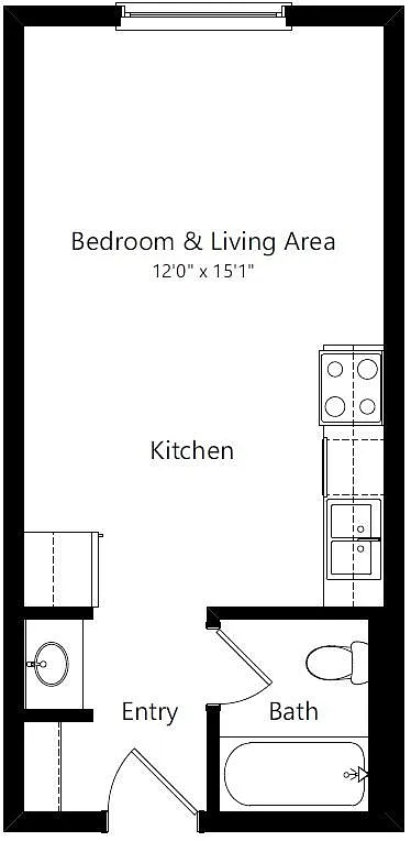 Floor plan Studio