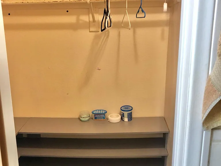 closet shelf space in master bedroom private bathroom