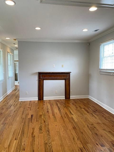 Living area and kitchen are one open space