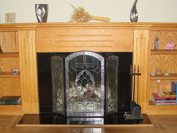 custom fireplace
