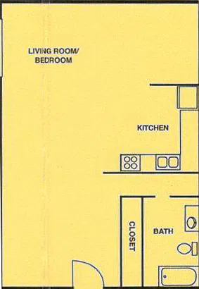 Floor plan Studio