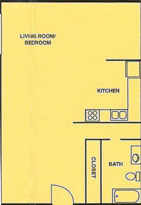 Floor plan Studio