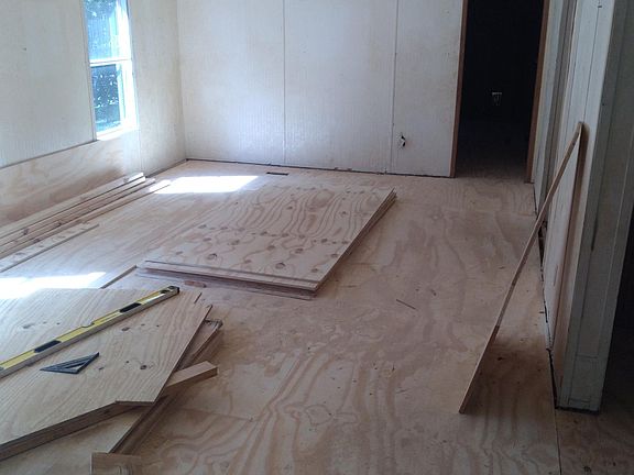 Living Room From Early Aug 2022 - Replacing all the subfloor