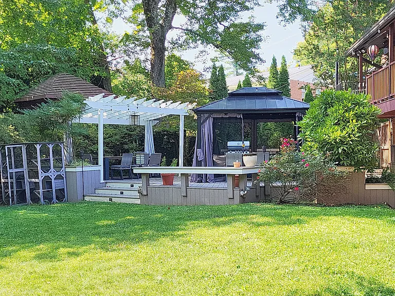 The backyard