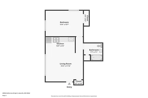 Floor plan 1BR