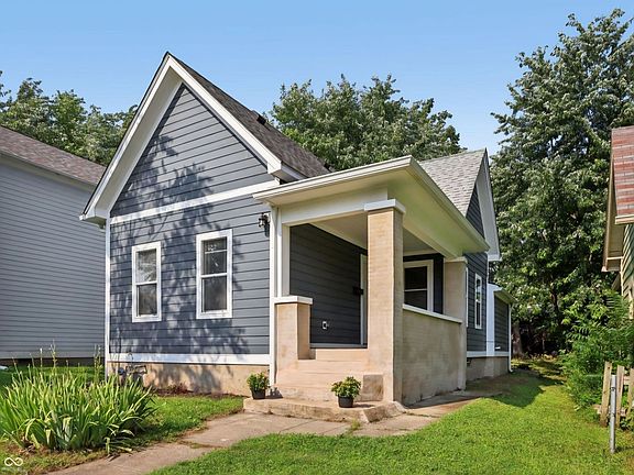 Front of the house with front porch view.