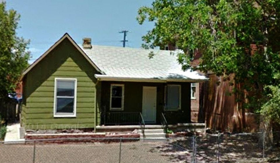 front of house (fences have been changed to picket)