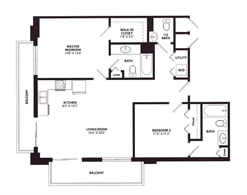 Floor plan B2