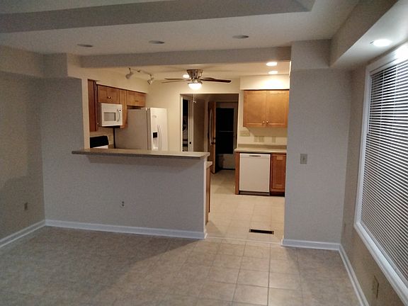 Dinning room looking into kitchen area
