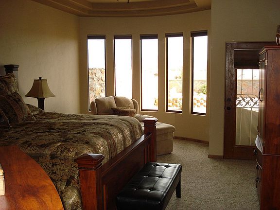 Master bedroom suite