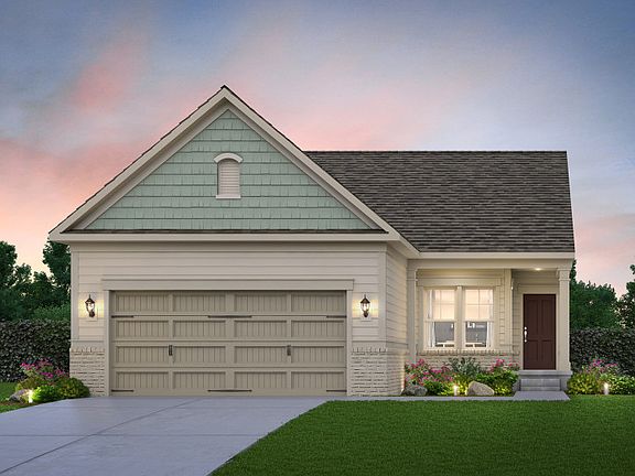 Noir Hill Exterior Rendering - Elevation 2 at Montebello in Sterling, VA.