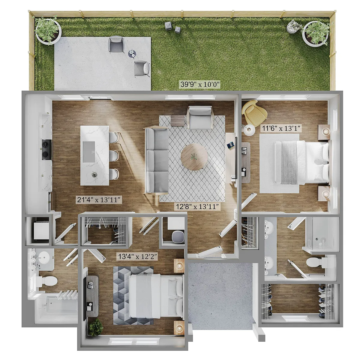 Floor plan The Oasis