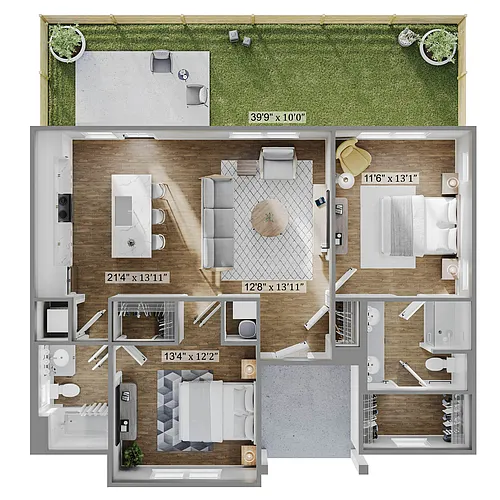 Floor plan The Oasis