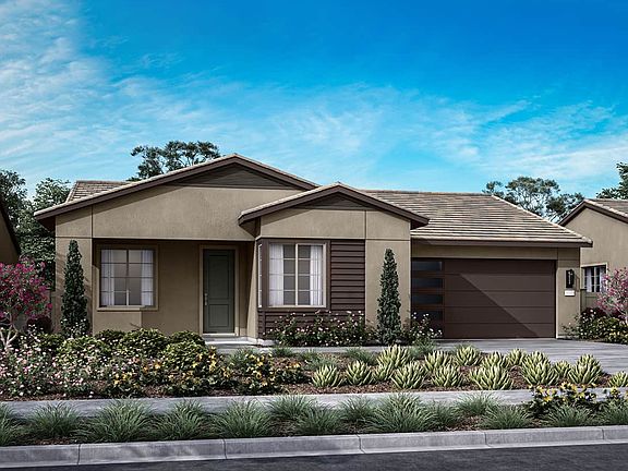 Transitional Ranch Exterior Style Rendering