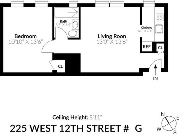 2nd image of 225 W 12th St APT 4G