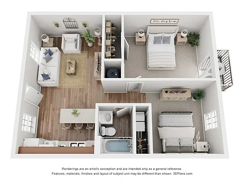Floor plan The Montgomery