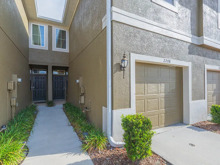 sidewalk to front door