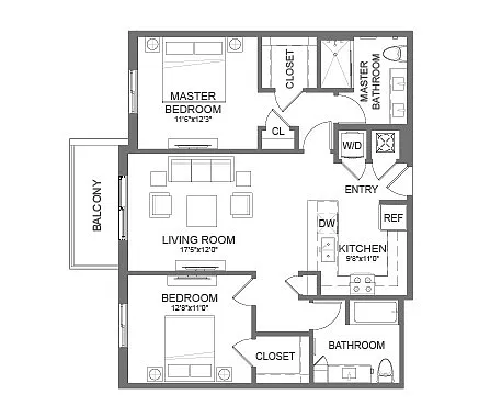 Floor plan B1B