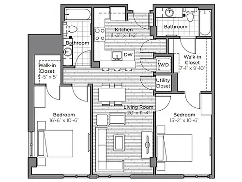 Floor plan The Hanover