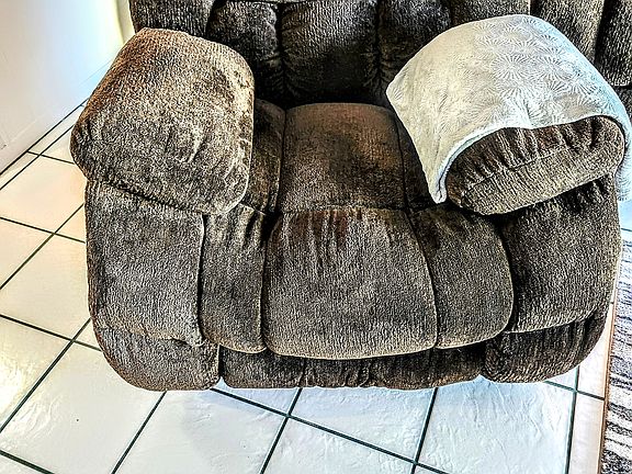 New recliner to relax in after a long day at the beach