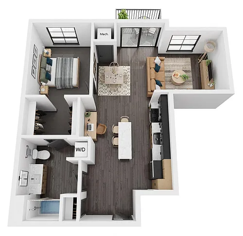 Floor plan Pine4 / 808