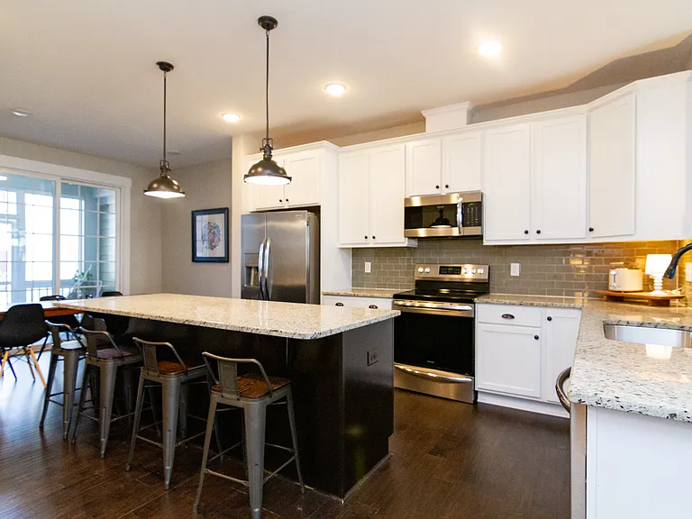 Plates, silverware, cooking utensils, pots and pans and just about everything you could need to feel at home.