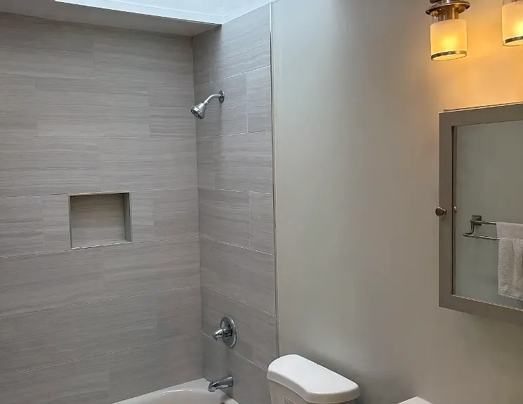 Remodeled bathroom