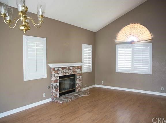The Living Room with Fireplace.