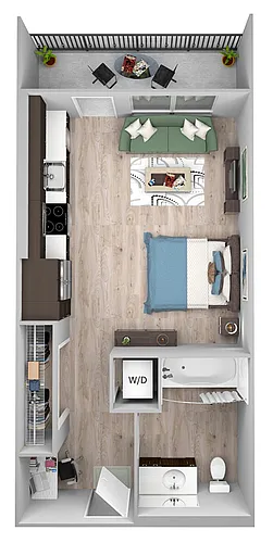 Floor plan A01A