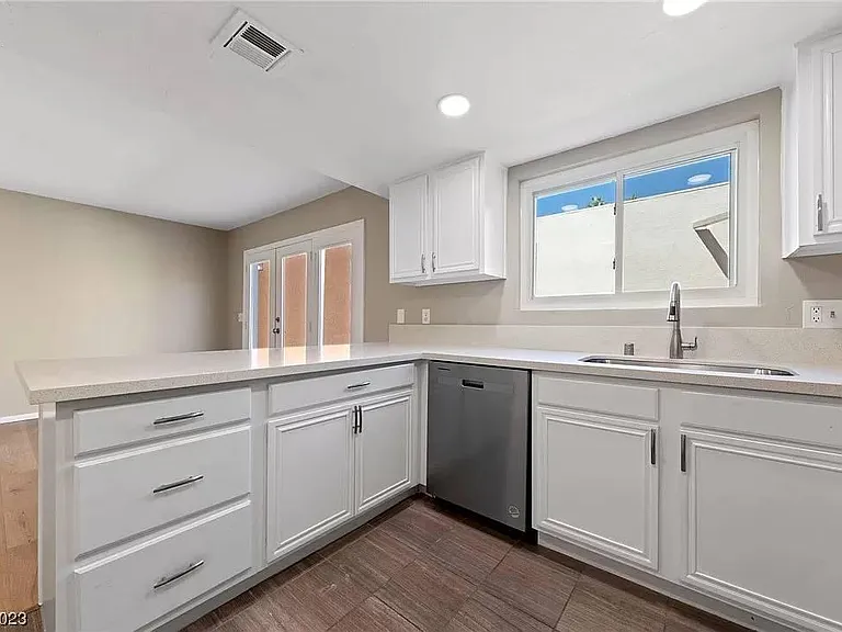 Brand New Kitchen Cabinets and Stainless Steel Dishwasher