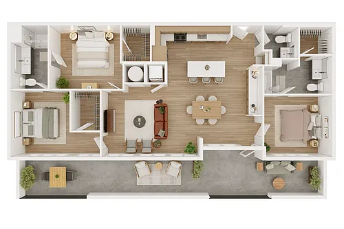Floor plan C4