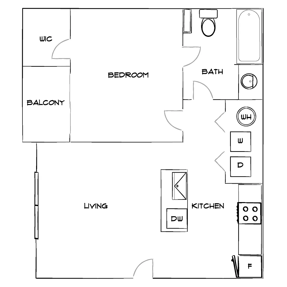 Floor plan Design 1A Premier 2