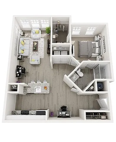 Floor plan A-1 B