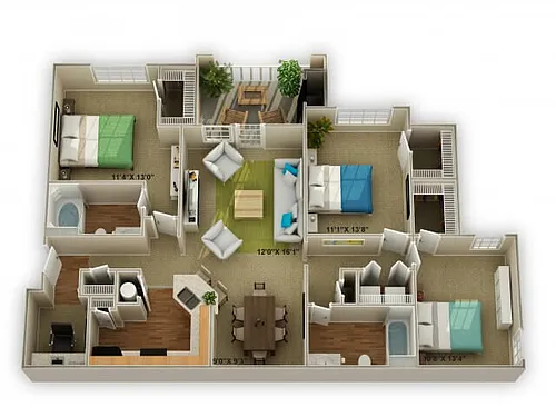 Floor plan The Walden