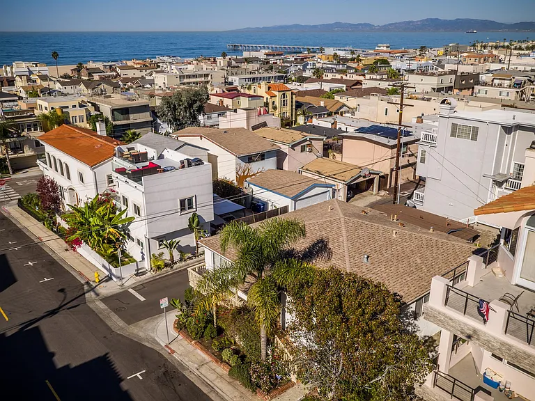 Drone view of 6th Street and Bayview