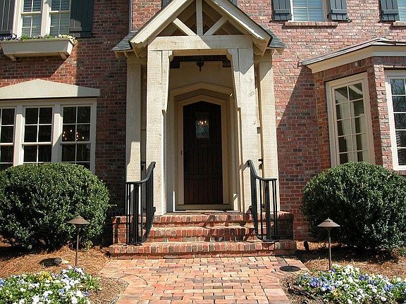 Elegant front entrance