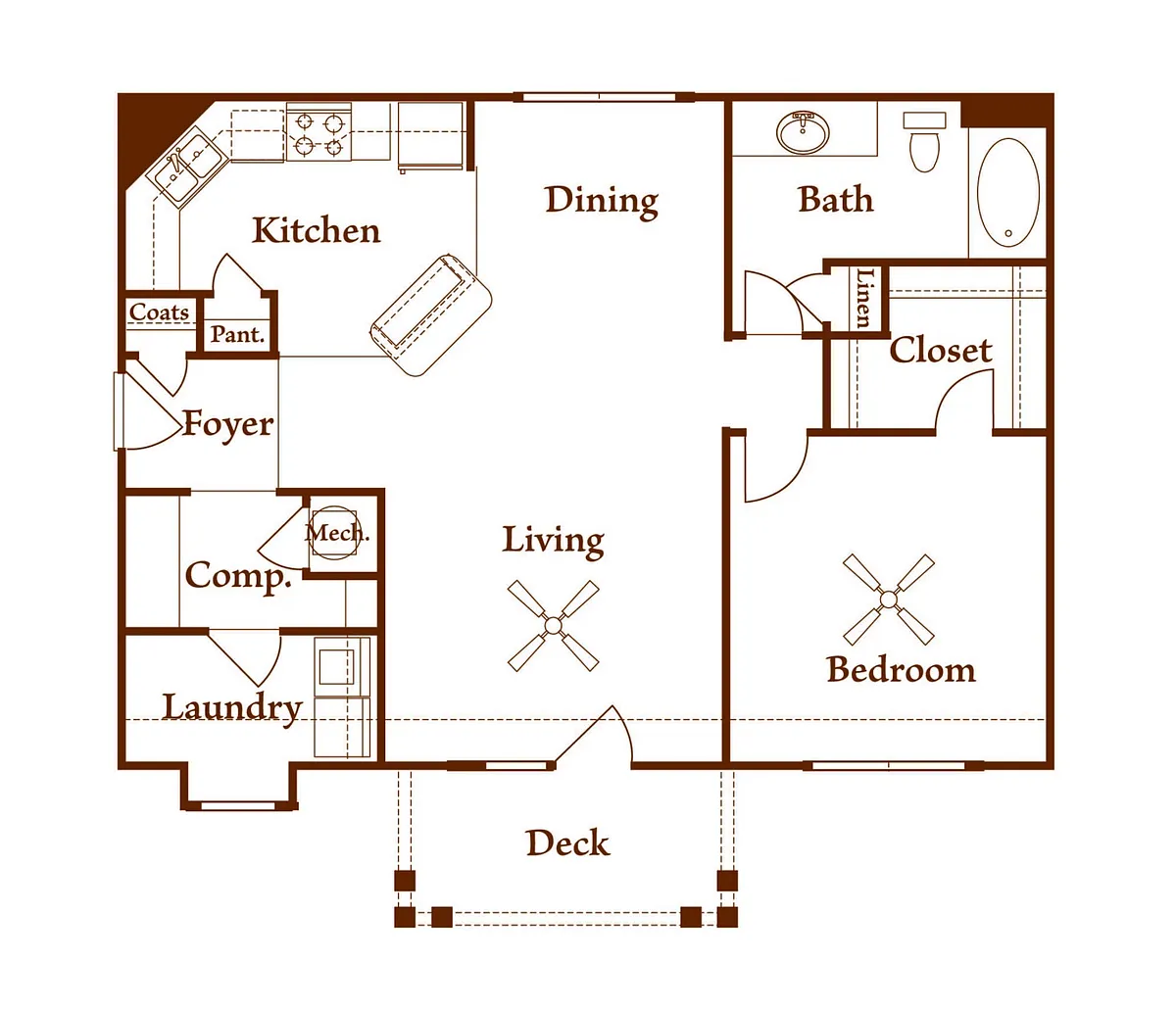 Floor plan Dogwood