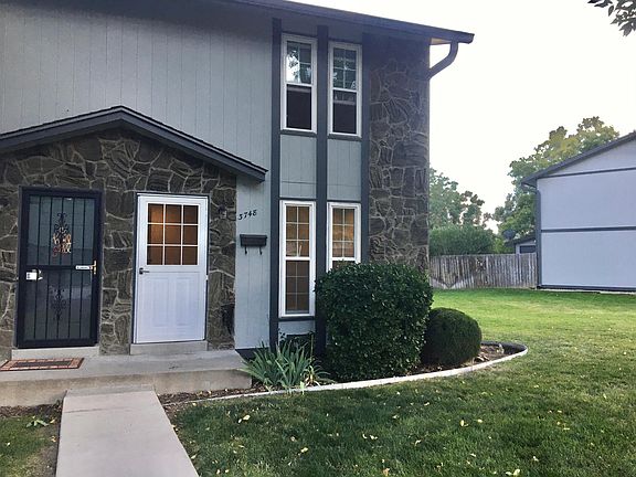 Closer view of front door