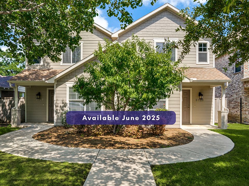 3129 Lubbock: Great location, near TCU. 3 or 6 bedrooms. Covered parking. Backyard. Available 2025.