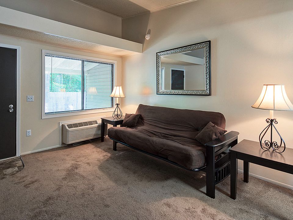 Living area in efficiency apartments
