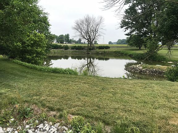 Pond in the front yard
