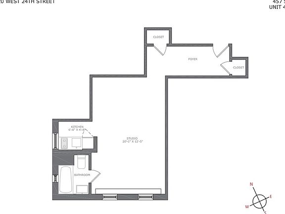 2nd image of 220 W 24th St APT 4G