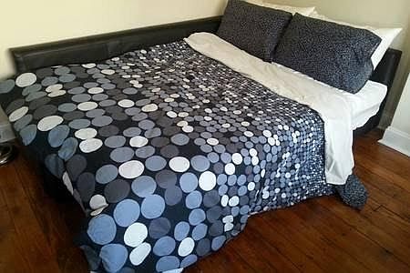 Sofa bed in the living room