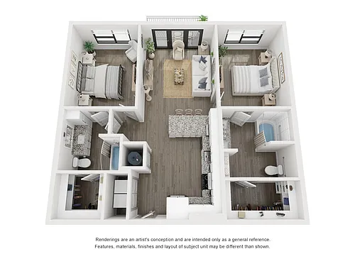 Floor plan B3A ANSI