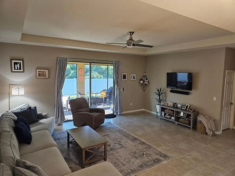 Living/Family Room with TV Mount