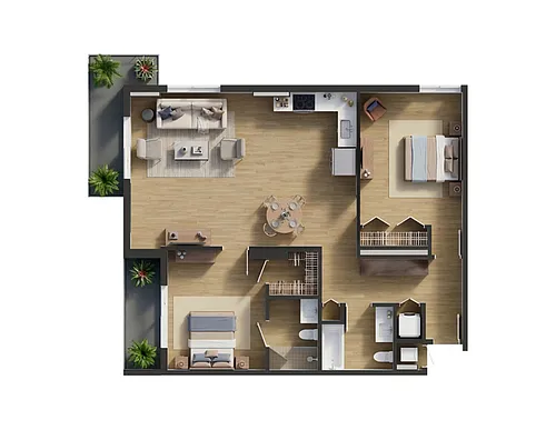 Floor plan B7