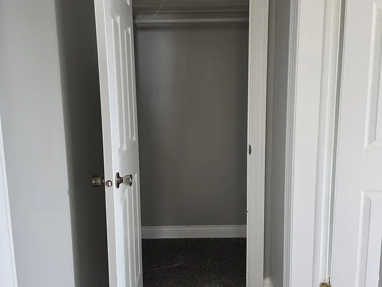 Bonus closet at the end of the hallway